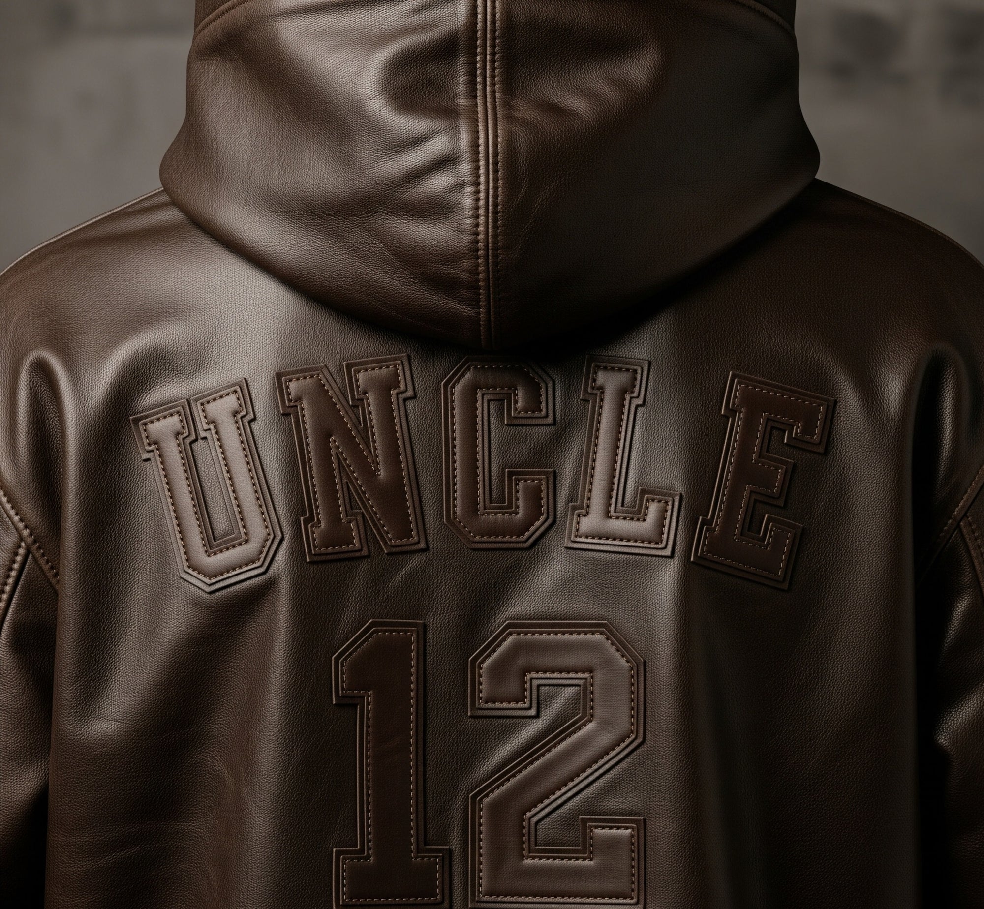 Genuine Leather Internet Uncle Hoodie