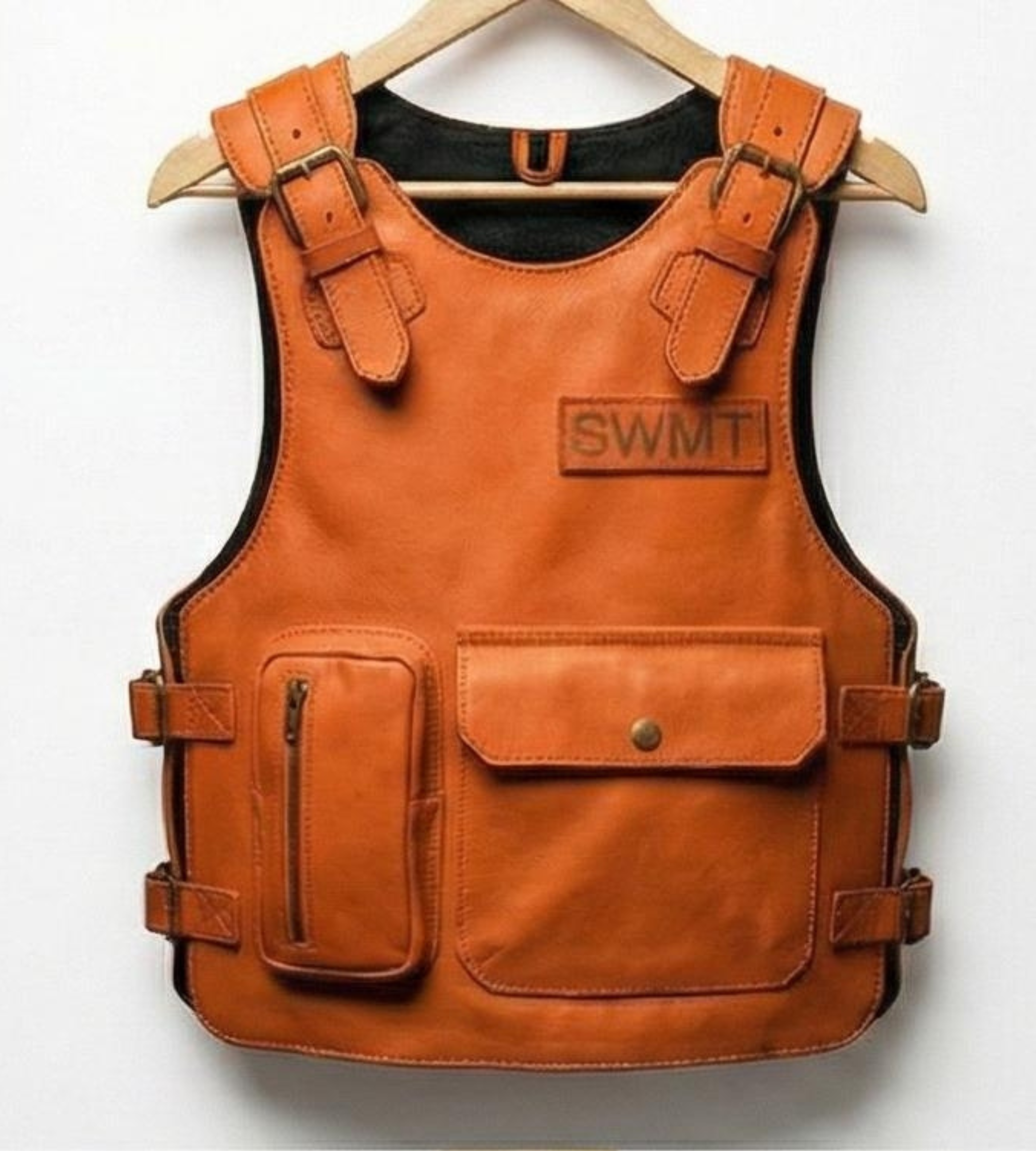 Premium Utility Leather Vest