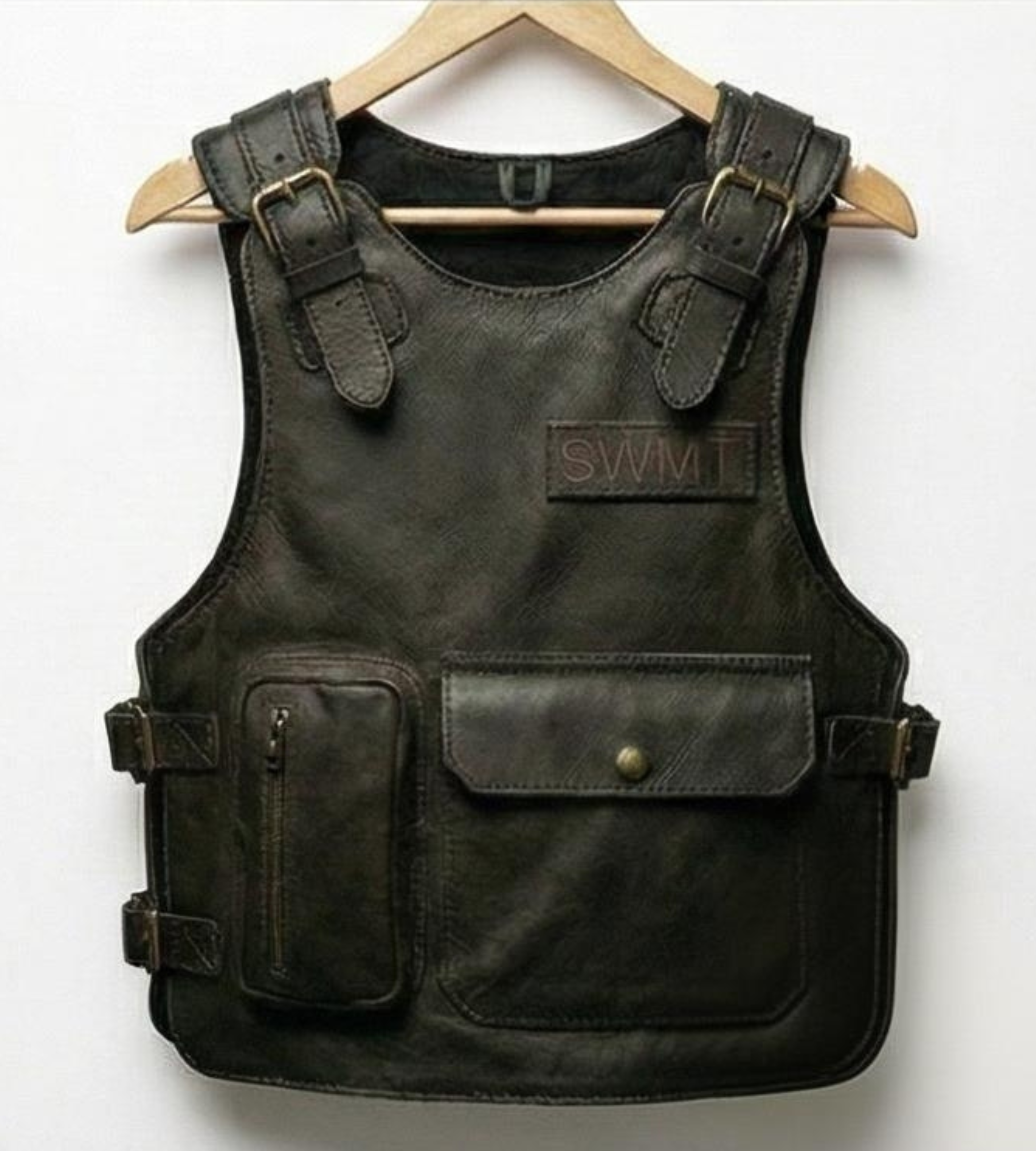Premium Utility Leather Vest