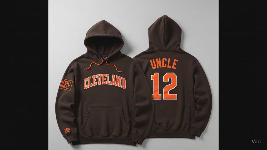 SWMT Cleveland Browns "Internet Uncle" Hoodie - Custom Football Fan Apparel