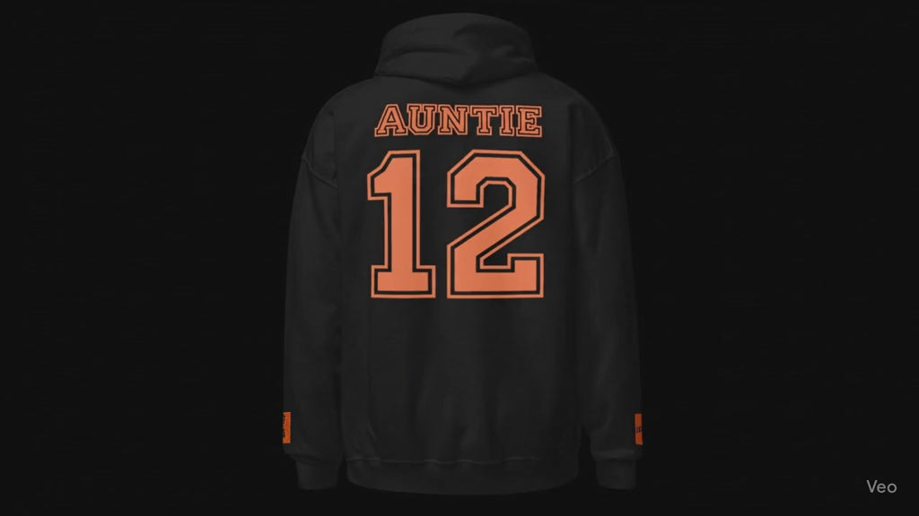Cleveland Brown Embroidered Auntie Hoodie