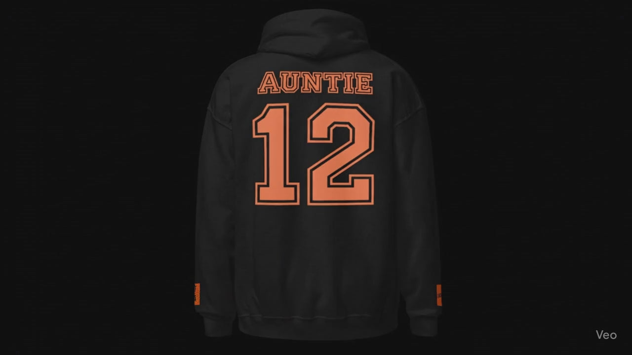 Cleveland Brown Embroidered Auntie Hoodie