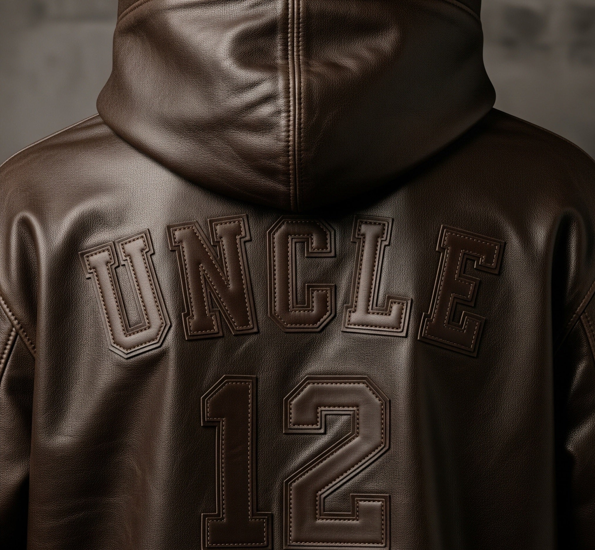 Genuine Leather Internet Uncle Hoodie
