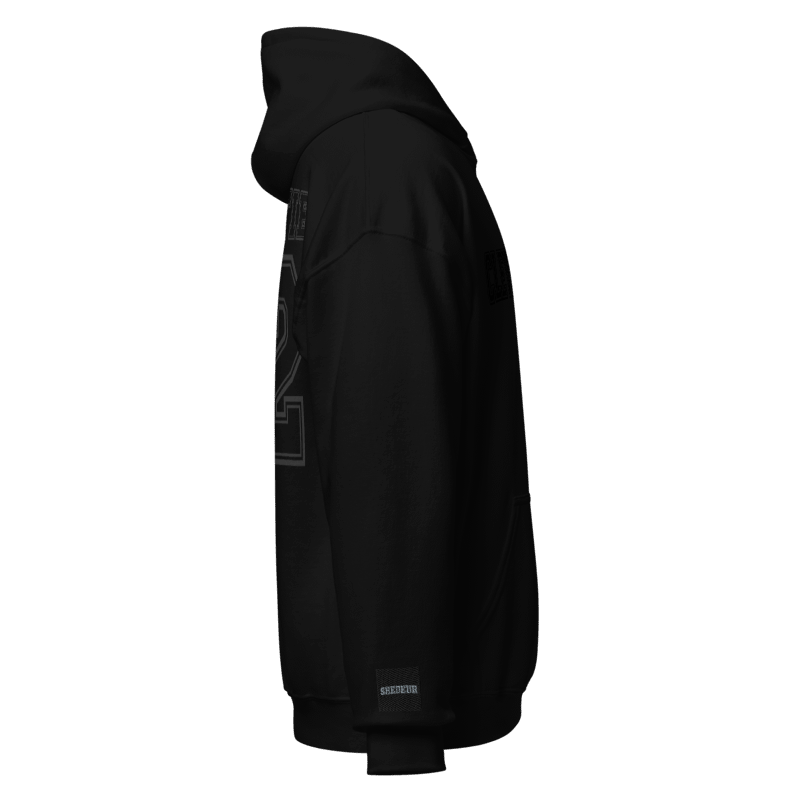 Blacked Out Shedeur Auntie Embroidered Hoodie