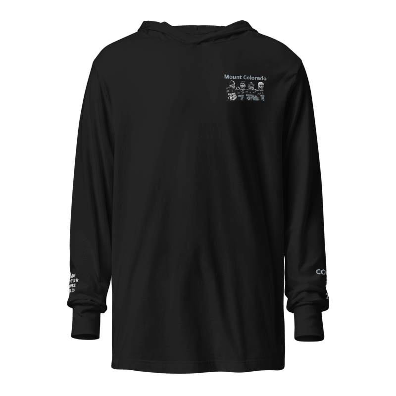 Mount Colorado Hooded long-sleeve tee