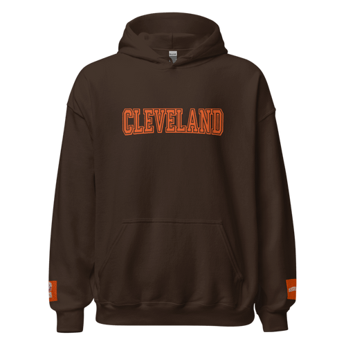 Aunties Cleveland Browns Embroidered Hoodie