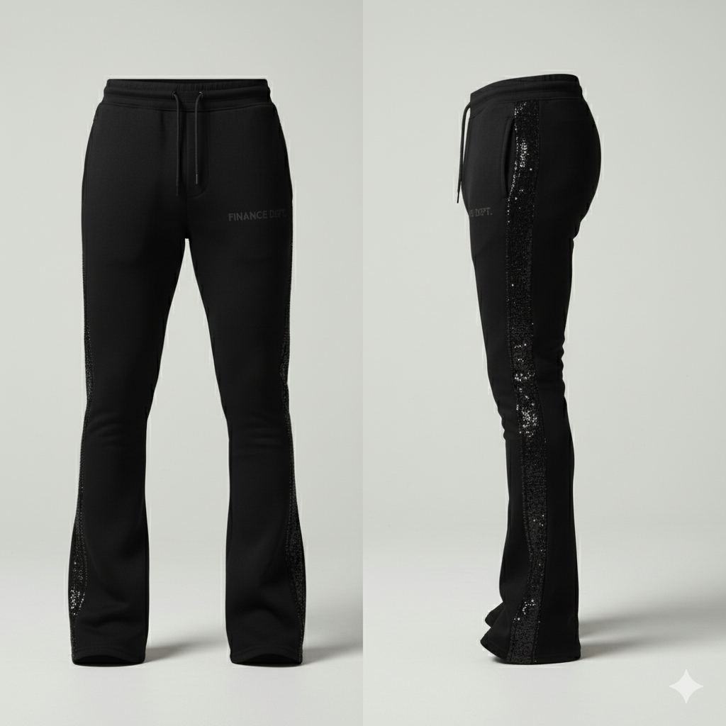 SWMT Mens Black Diamond Finance Dept. Sweatsuit