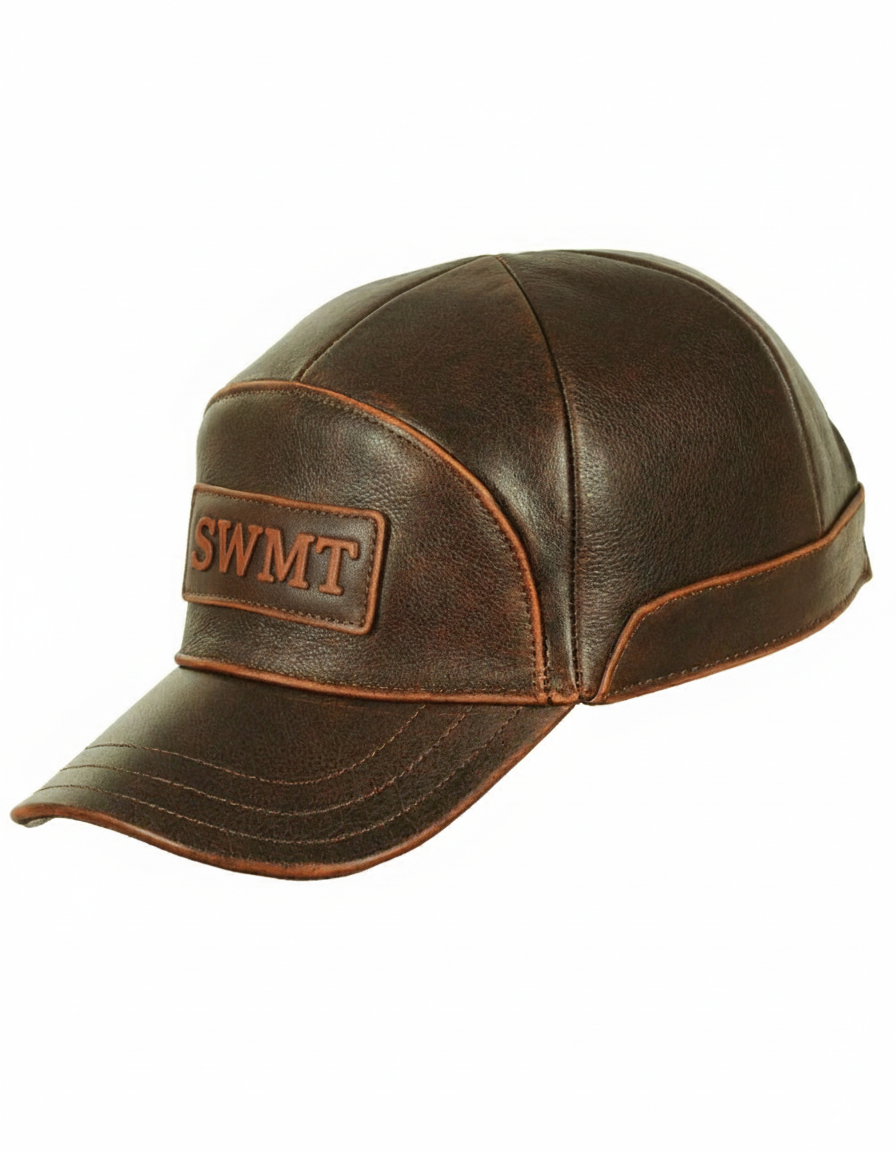 SWMT Genuine Leather Basball Caps