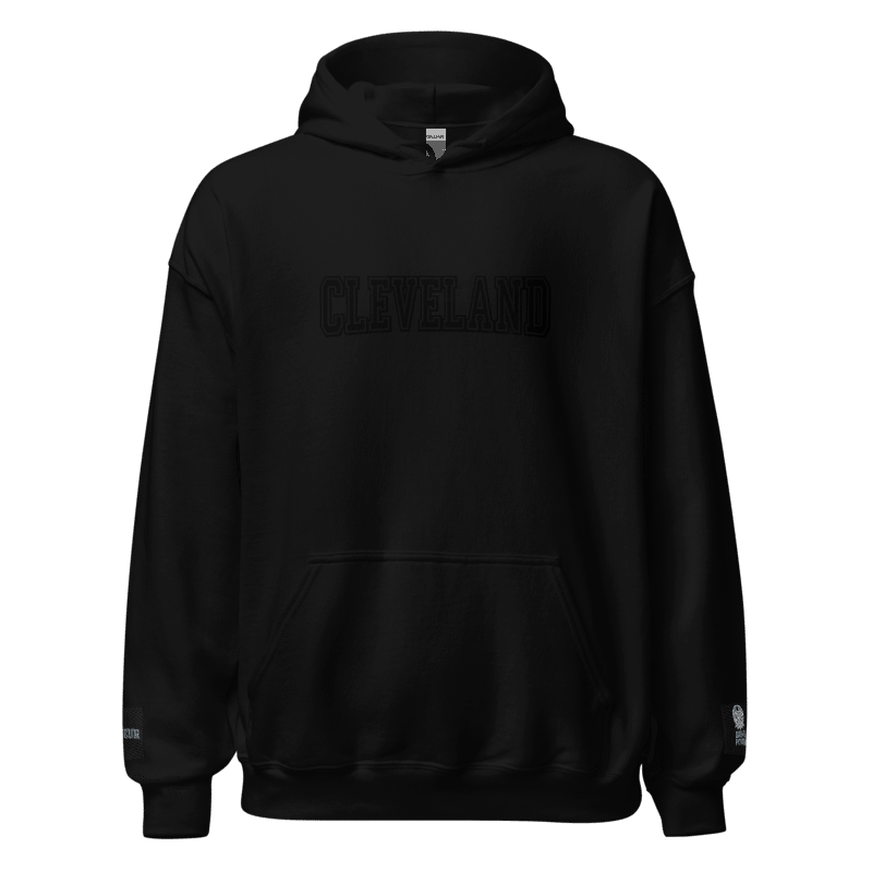 Blacked Out Shedeur Auntie Embroidered Hoodie