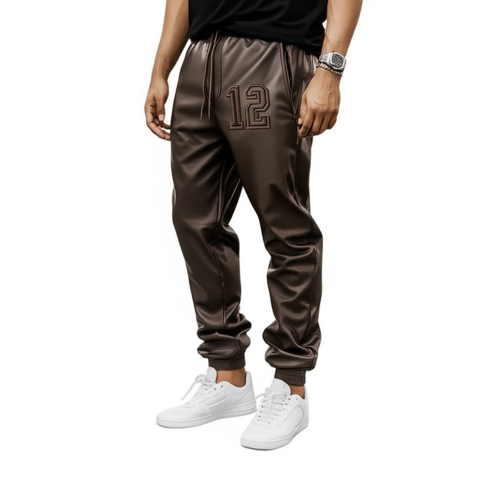 Genuine Leather 12 Joggers