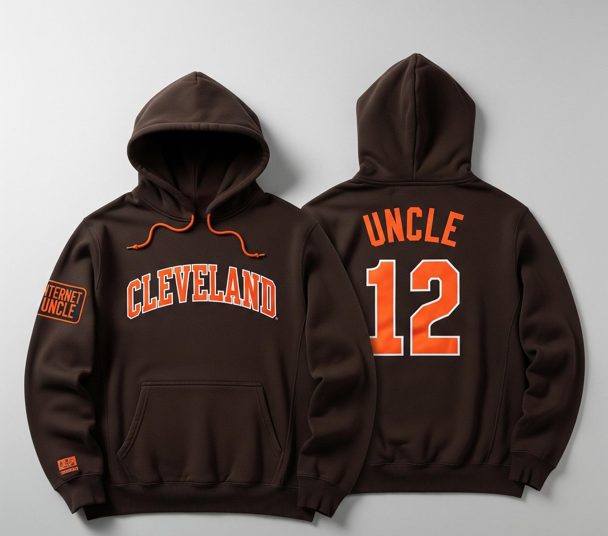 SWMT Cleveland Browns "Internet Uncle" Hoodie - Custom Football Fan Apparel