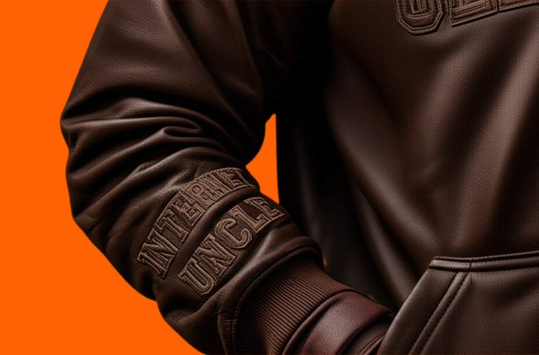 Genuine Leather Internet Uncle Hoodie