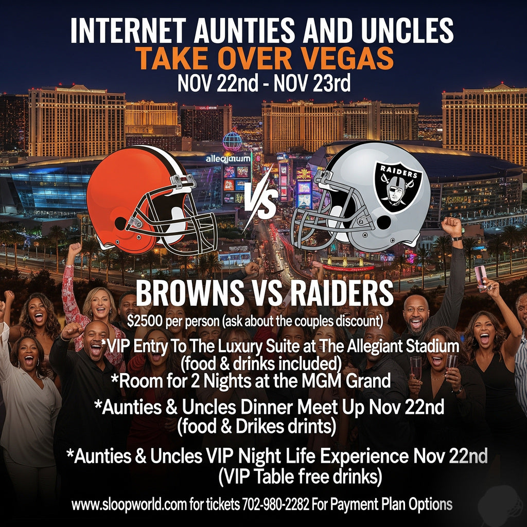 Take Over Vegas with Uncles & Aunties: Browns vs. Raiders VIP Weekend