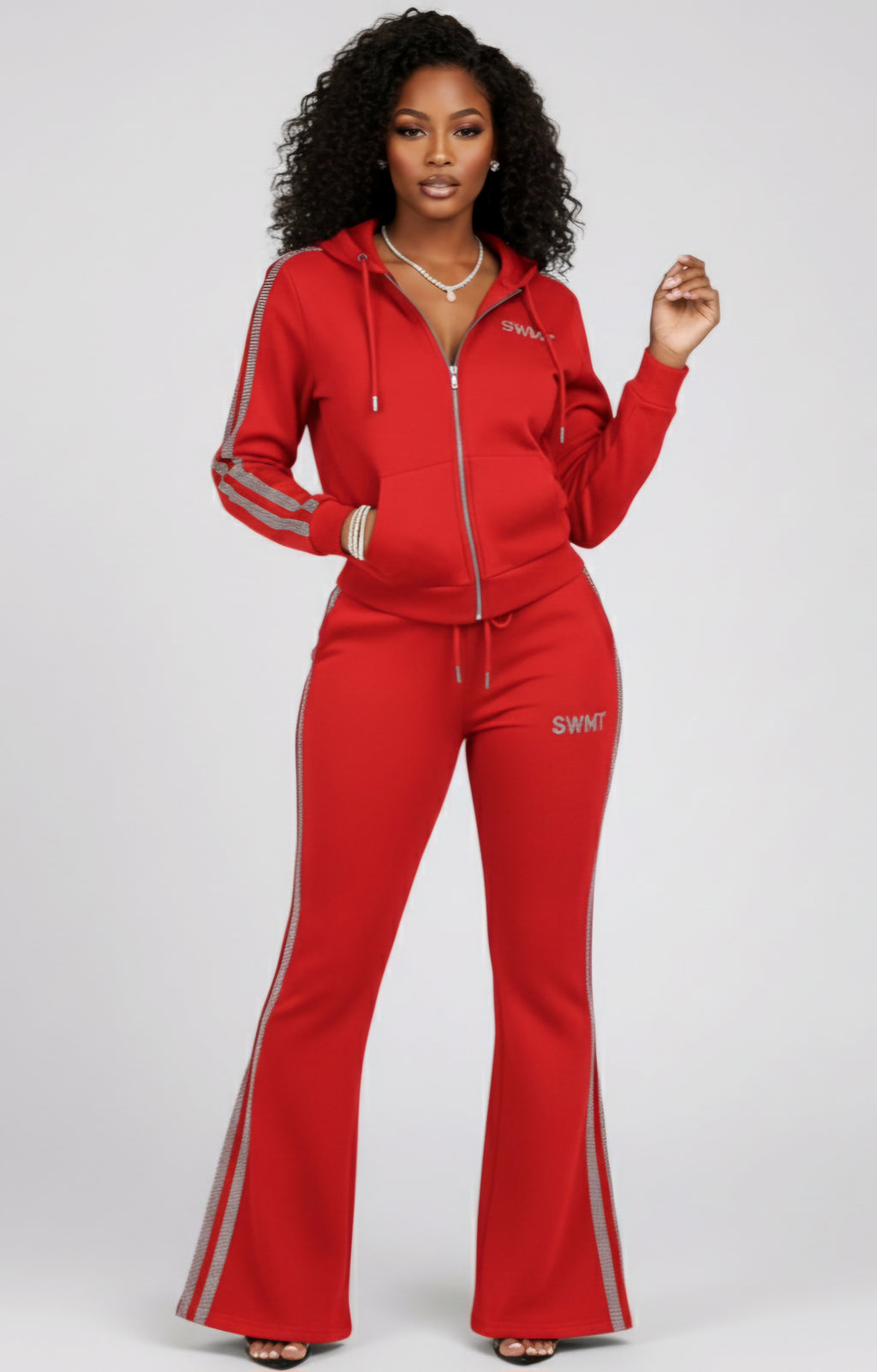 SWMT Ice Ice Baby Womens Flair Leg Sweatsuits