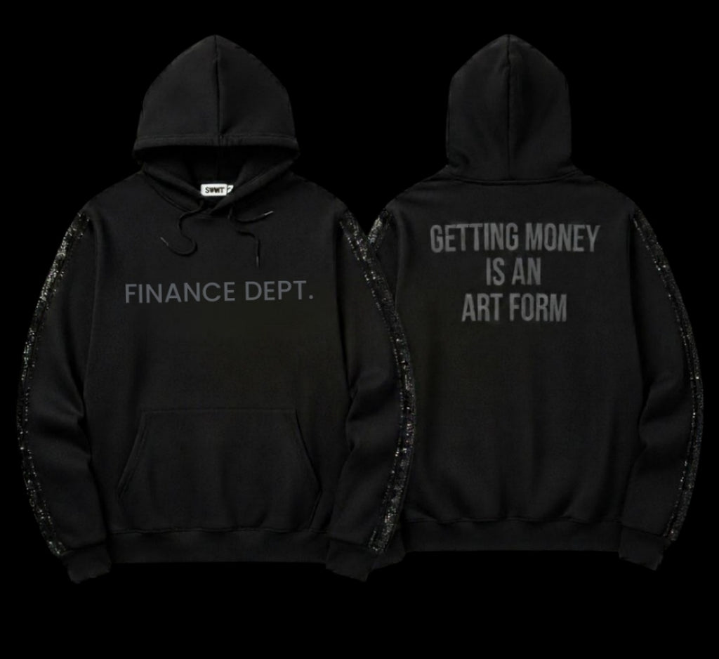 SWMT Mens Black Diamond Finance Dept. Sweatsuit