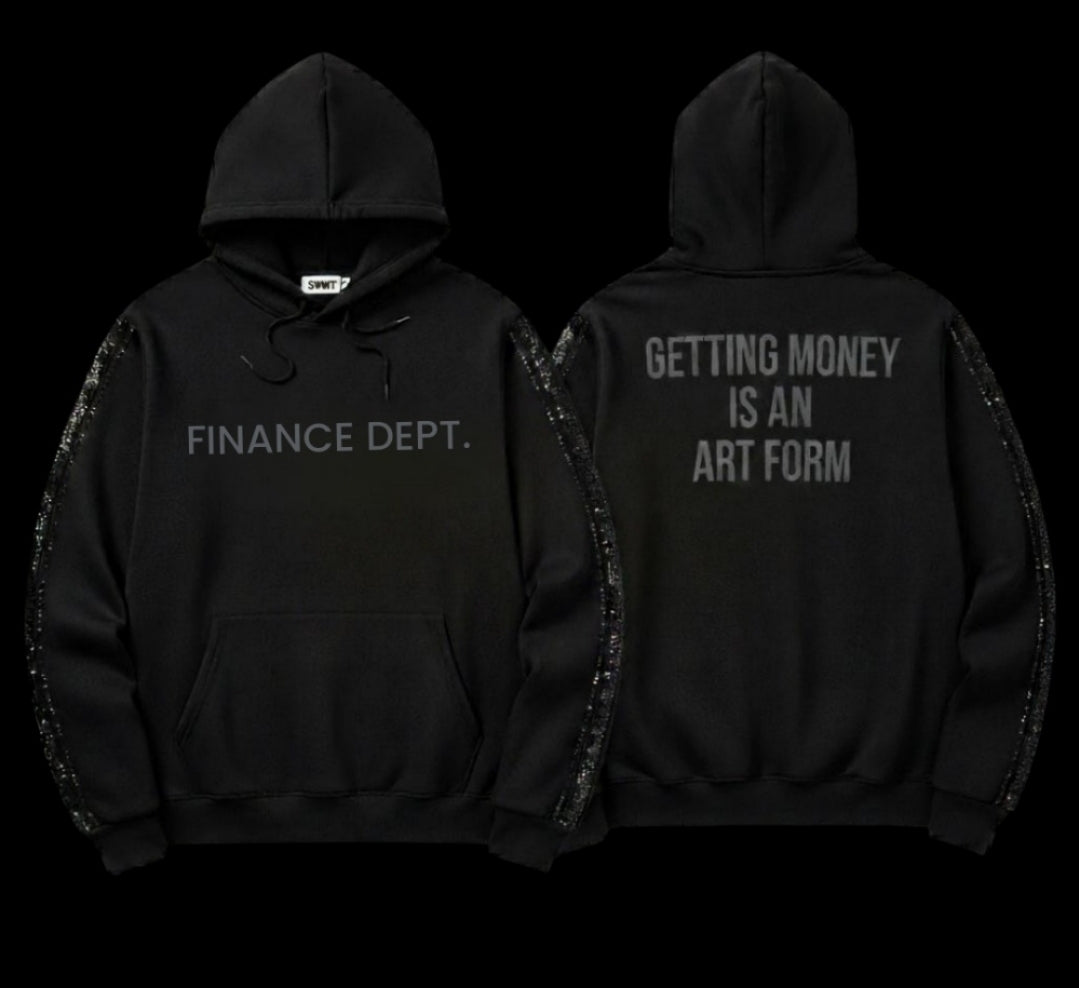 SWMT Mens Black Diamond Finance Dept. Sweatsuit